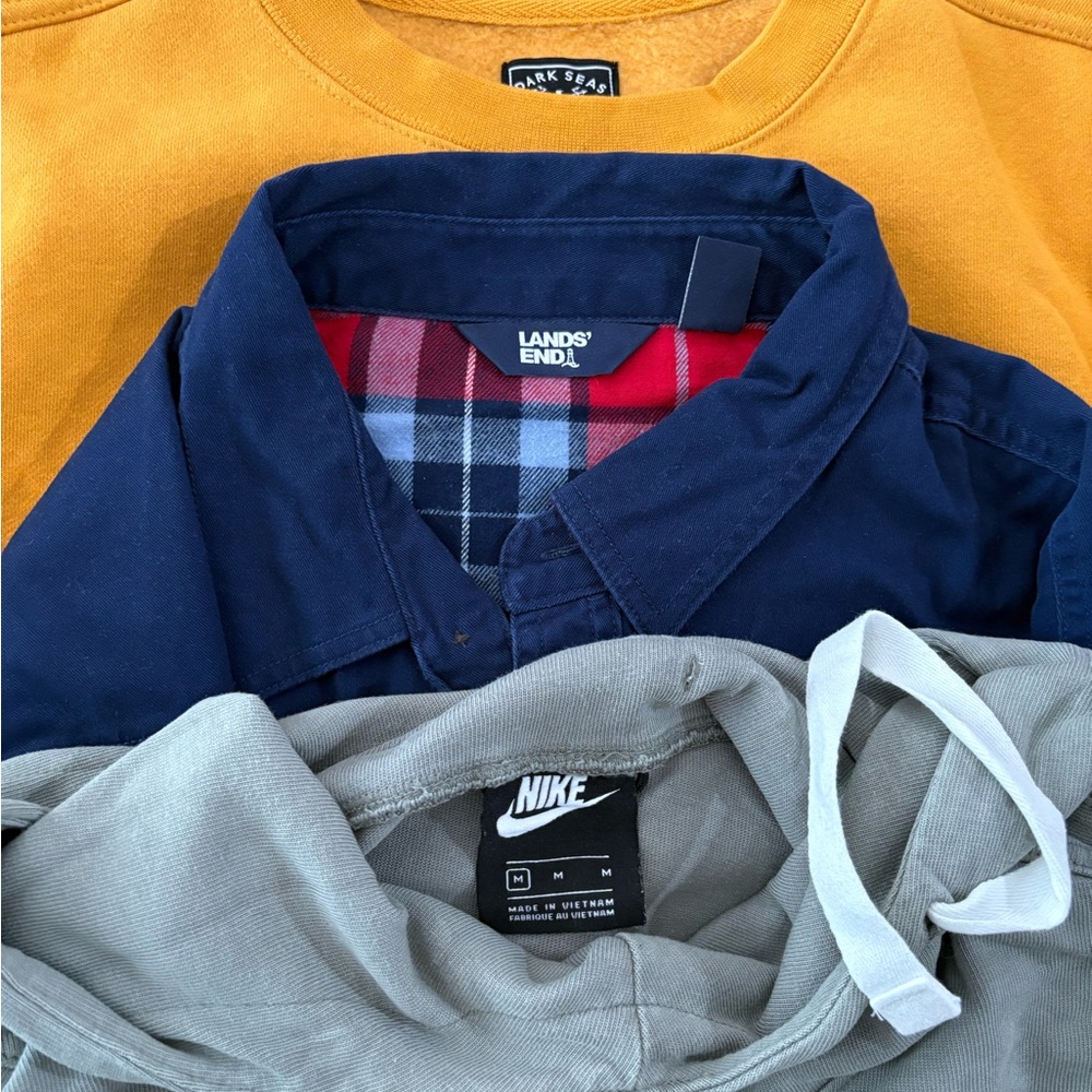 Men’s Clothes Bundle - Nike, Land’s End & Dark Sea Division